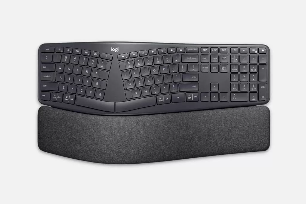 Logitech ERGO K860 for a comfortable typing experience.