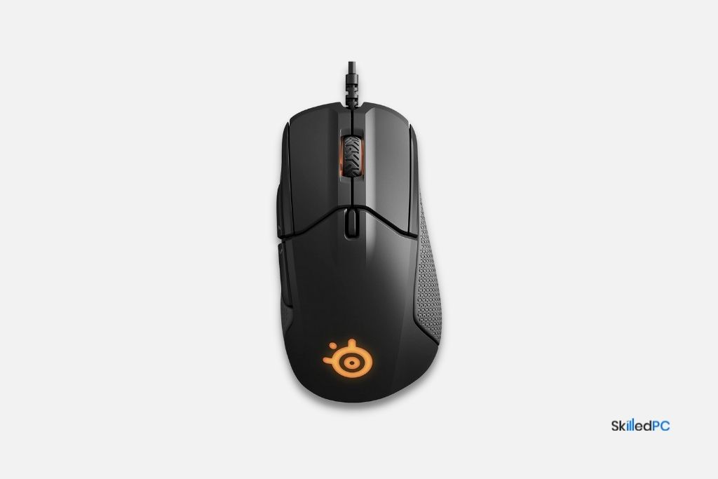 SteelSeries Rival 310 with advanced optical sensor and multiple buttons.