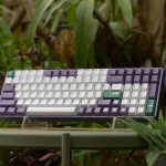 1800 Compact Mechanical Keyboard with multi-color keycaps.