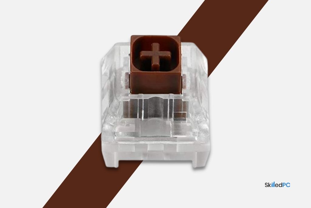 Kailh Box Brown Switch for noise-less typing experience.