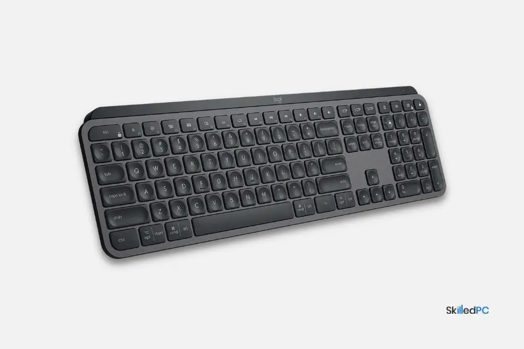 Logitech Sleek Keyboard for people having long nails