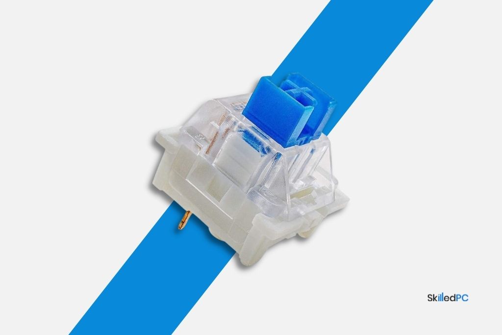 OUTEMU 3-Pin Blue Switch for soft-handed typing.