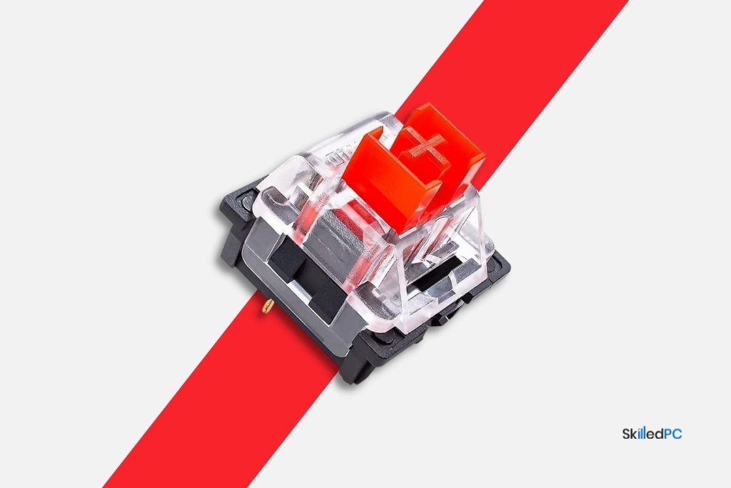 Outemeo Gaote Red 3-pin switch for a mechanical keyboard.