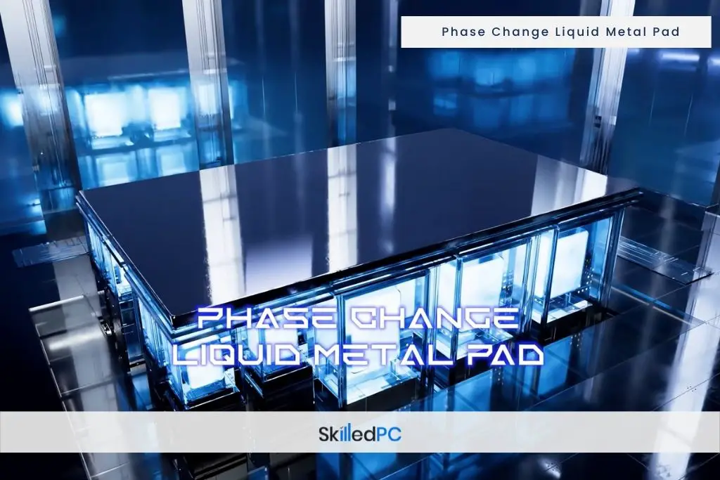 Concept of Phase Change Liquid Metal Pad.